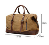 Vintage Military Style Duffel Travel Luggage by Wolph