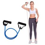 Home Workout Resistance Stretch Band Tubes with Handle